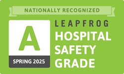 Leapfrog Hospital Safety Grade - A 2025 logo