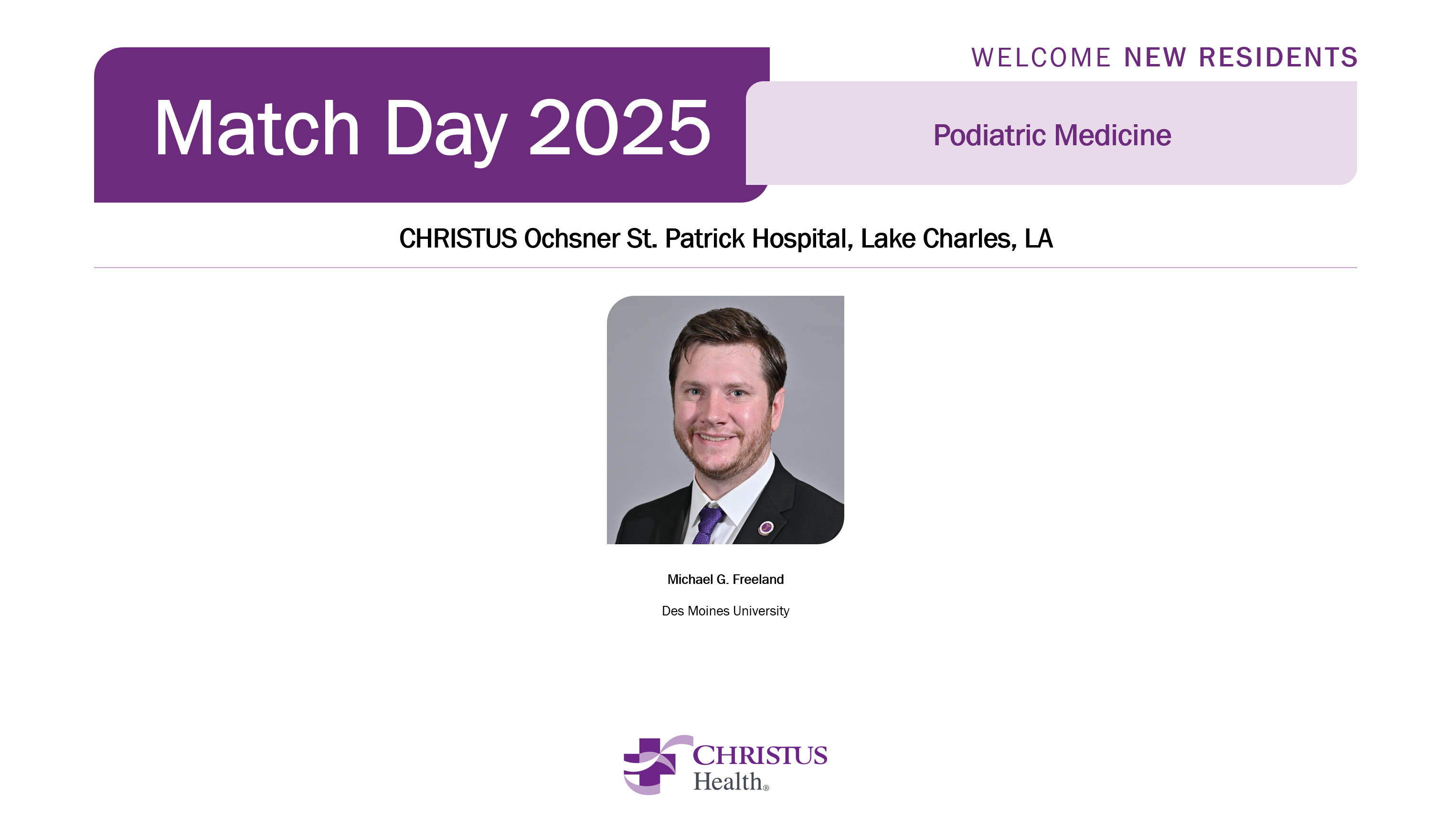 CHRISTUS Ochsner St. Patrick Hospital, Podiatric Medicine