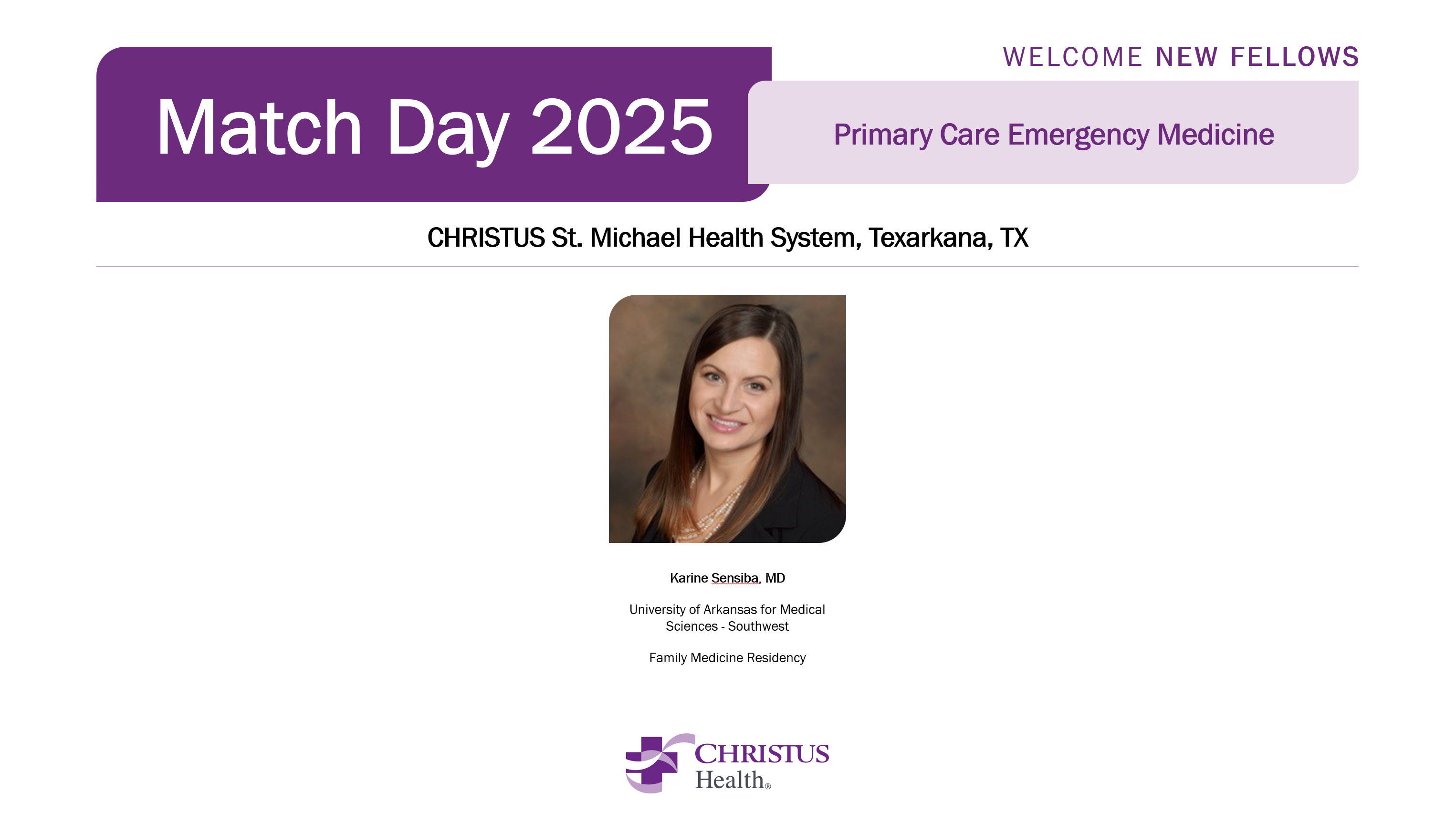 CHRISTUS St. Michael Health System, Primary Care Emergency Medicine